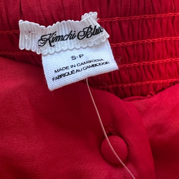 Urban Outfitters Kimchi Blue Off-the-Shoulder Red Mini Dress 🍒❤️ - Picture 8 of 8